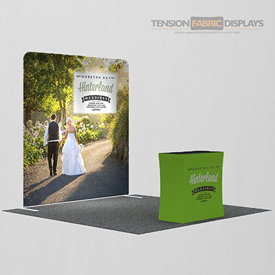 stand portabil tension fabric displays